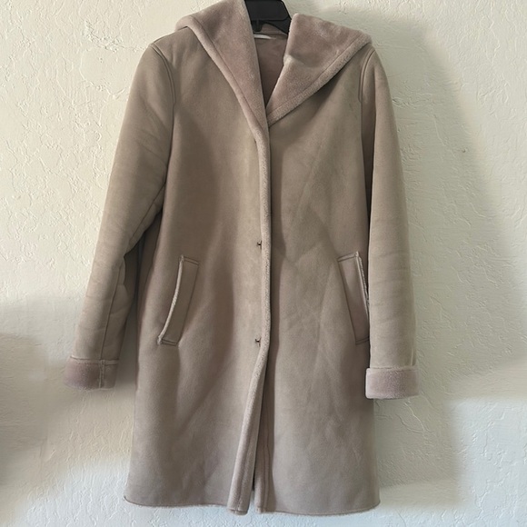 UNIQLO Shearling Touch Hooded‎ Coat - Picture 7 of 11